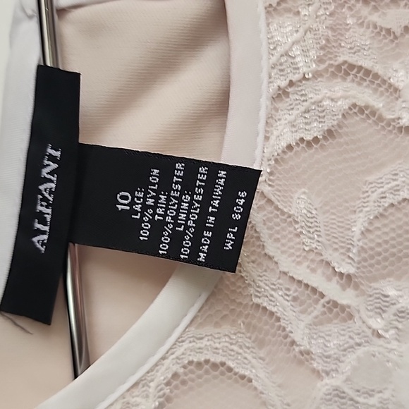 Alfani Lace Striped Dress 10 - Picture 3 of 6